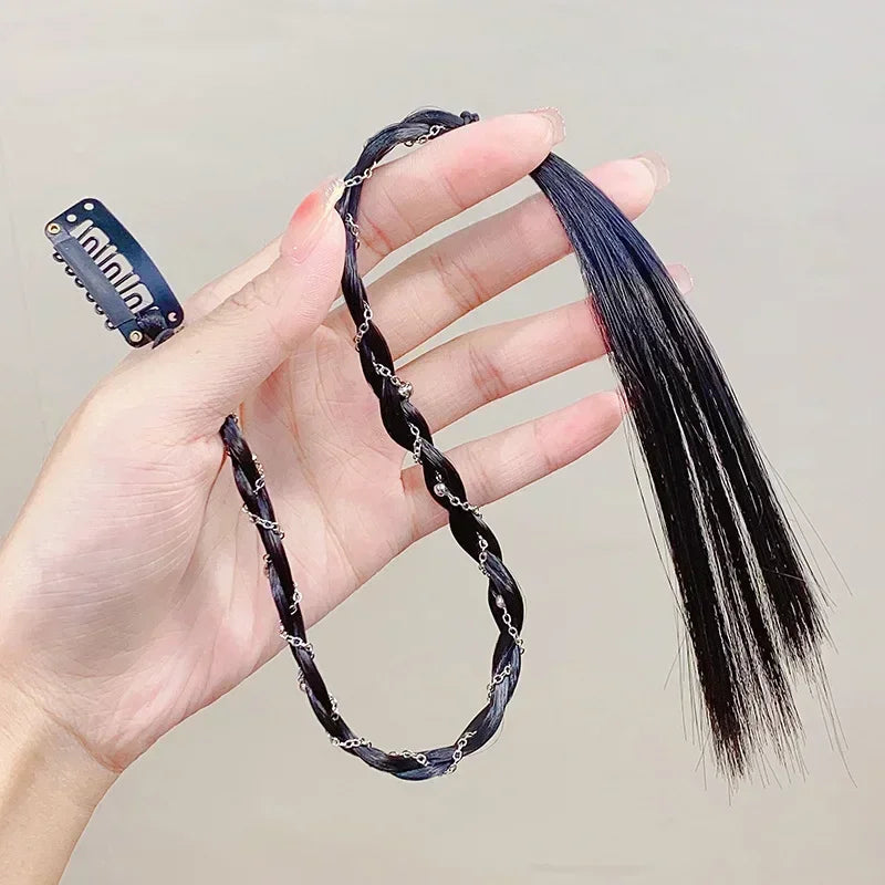 Girls Cool Fashion Y2K Boxing Braids Hair Braiding Tools Women Fried Dough Twist Braid Traceless Invisible BB Clip Boxing Braid Quake 3