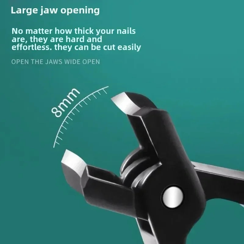 vvocci Trimmers For Woman Man Splash Toe Fingernail Portable Ultra Sharp Nail Clippers Stainless Steel Wide Jaw Opening Anti Quake