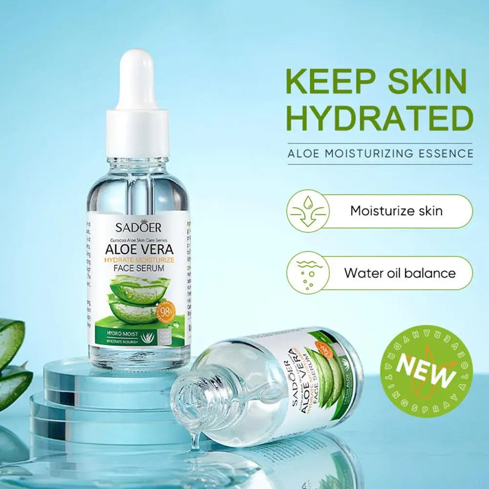 Aloe Vera Moisturizing face Essence Brightening Hydrating Essence Soothing face Care beauty skincare Quake