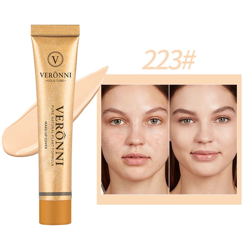 Long-lasting waterproof and sweatproof concealer with natural nude Maquiagem Liquid Concealer Beauty Face Cosmetics Makeup Base Quake 223