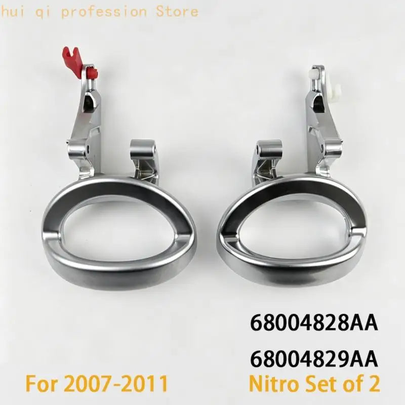 Interior Door Pull Repair Piece with Silver Finish for Daily Use 68004829AA H8WE Quake