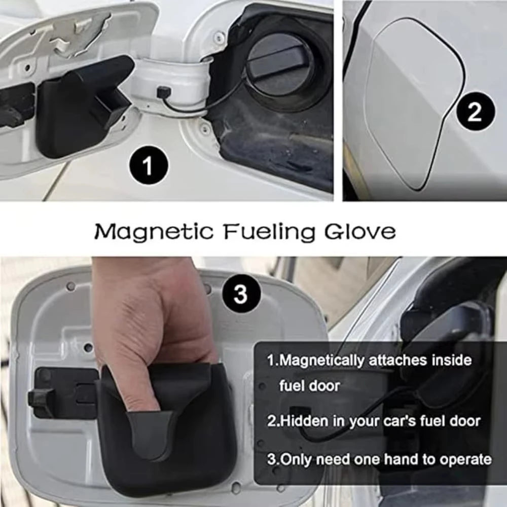 Multifunctional Car Refueling Protective Gloves Silicone Soft Refueling Gloves Universal Size Automotive Refueling Supplies Quake