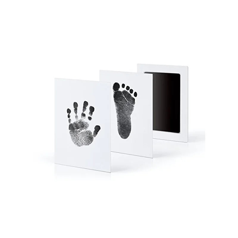 Non-contact Pet/Baby Hand And Foot Printing Table, No Qash Rubbing, Commemorative Photo Album Production Quake Black