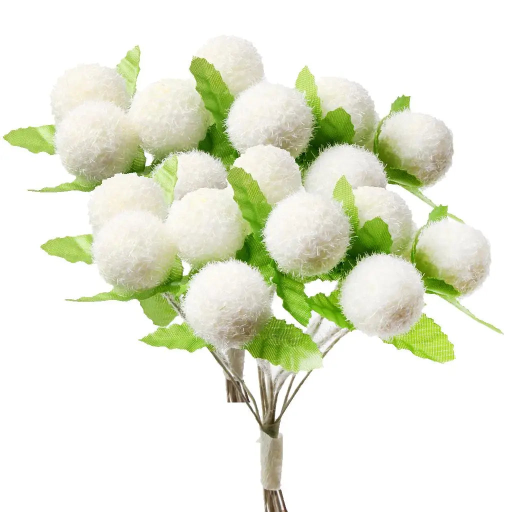 Artificial Berries Red Foam Berry Picks Small Realistic Fruit for Flower Garland Wedding Decor and Crafts Quake