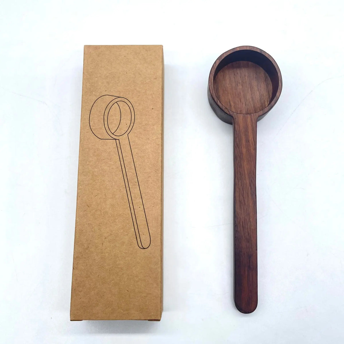Wooden Measuring Spoon Set Kitchen Measuring Spoons Tea Coffee Scoop Sugar Spice Measure Spoon Measuring Tools for Cooking Home Quake 16.8cm A