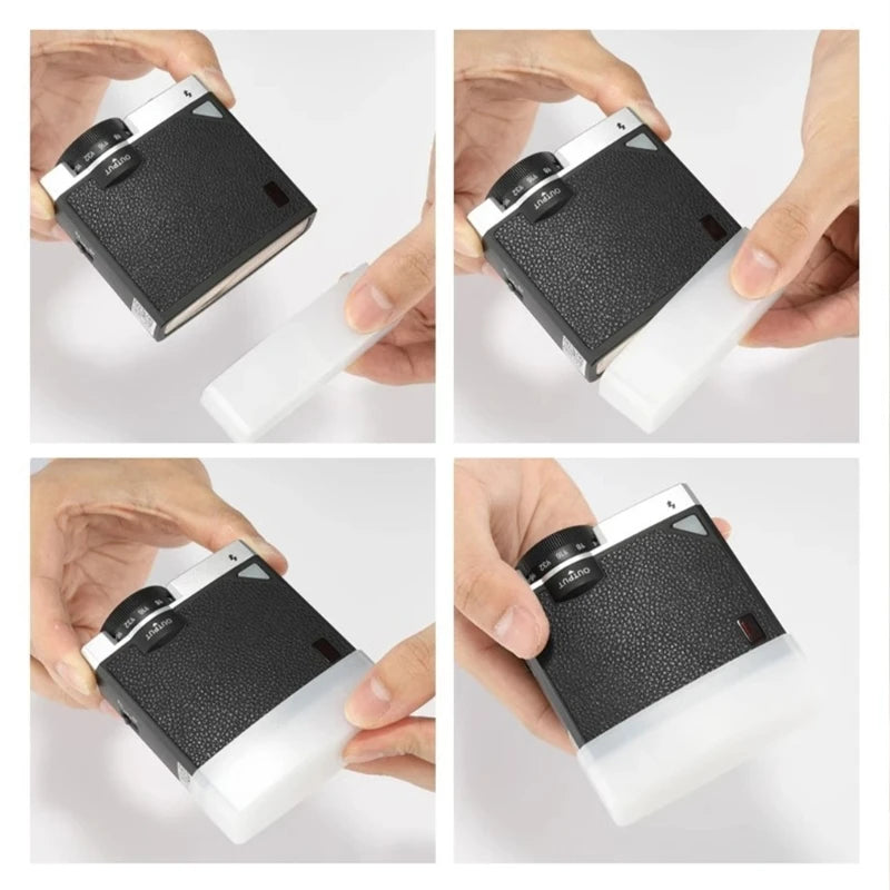 Professional Lightweight Softbox Flash Light Box Soft Light Cover Replacement for Junior Flash Accessories K1KF Quake
