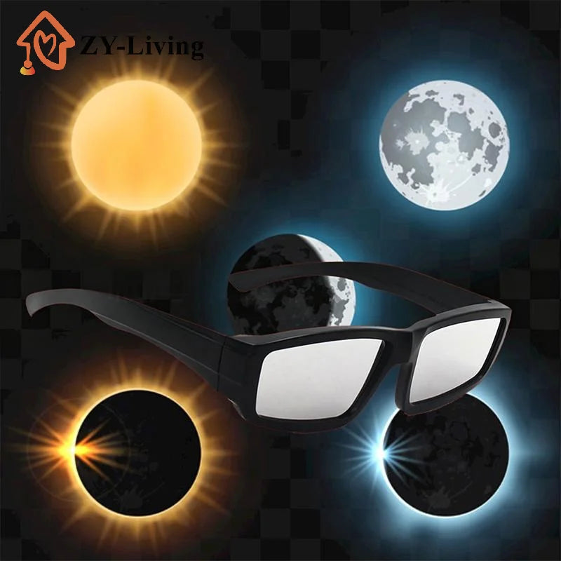 Solar Eclipse Viewing Glasses With UV Eye Protection And Safe Clear Lenses For Outdoor Eclipse Watching Astronomy Activities Quake