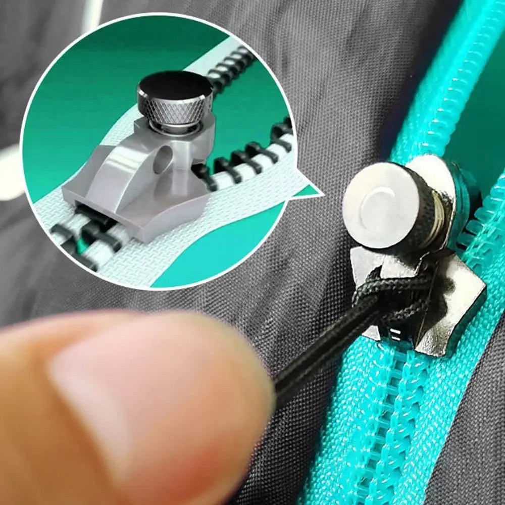 3 Different Size Zipper Repair Kit Replacement Bad Buckle Universal Zipper Head Slider Teeth Instant Fix Suitcase Zipper Head Quake
