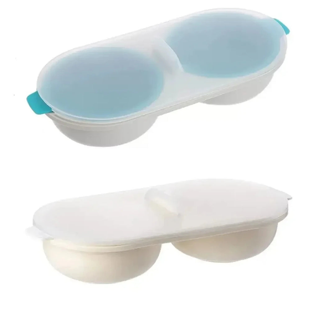 1pc Multi Functional Egg Boiler Household Water Boiling Kitchen Microwave Oven High Temperature Resistant Appliance Quake A AND B