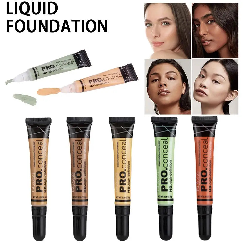 Hose Liquid Foundation Matte Nude Makeup Facial Foundation Highlight Concealer Oil Control Full Coverage Foundation for Brighten Quake