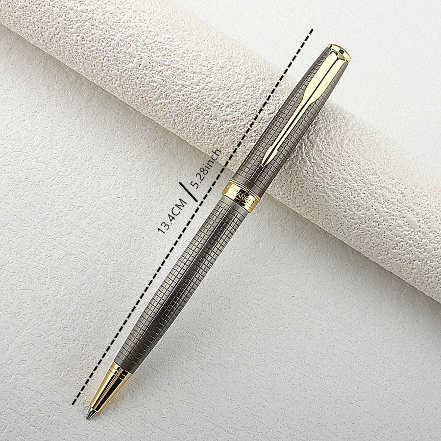 Luxury Pen 163 Smooth Gold Silver Black Office Ballpoint Pen New Student School Stationery Supplies Pens for Writing Quake ZL-1