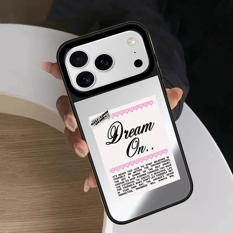 6090450 Mirror Surface Magnetic Phone Case Cover for IPhone 13 14 15 16 17 18 Pro Max Case Multicolor Quake
