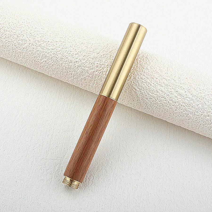 Mini Wood Business Office Student School Stationery Supplies EF 0.38mm Nib Fountain Pen School Supplies Stationery Quake 669-5 Fine 0.5mm