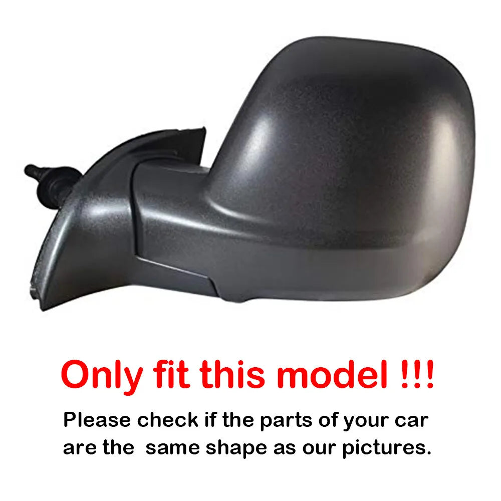 For Citroen Berlingo III Combo E Peugeot Partner II Rifter 2012-2018 Car Sticker Rearview Side Mirror Cover Wing Cap Case Trim Quake