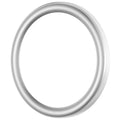 Stainless Steel Metal Bezel Ring Protective Decorative Watch Bezel Shell Replacement Anti-Scratch for CMF Watch Pro 2 Quake Silver-Round Edge