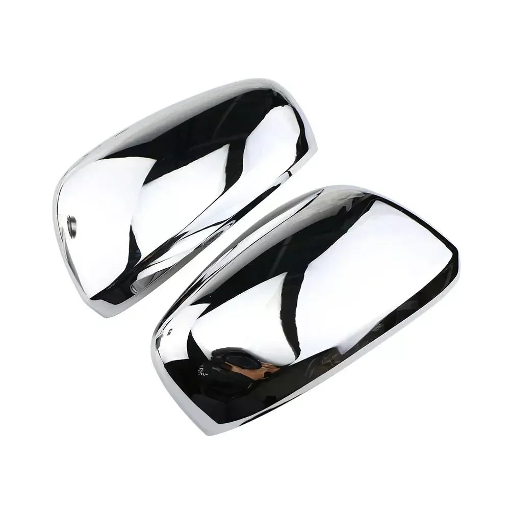 For Renault Kadjar 2016-2019 Car Sticker Rearview Side Mirror Cover Wing Cap Exterior Door Rear View Case Trim Carbon Fiber Look Quake Silver