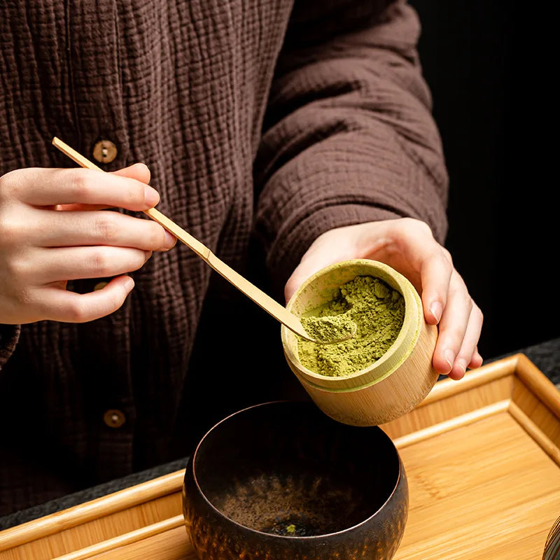 Japanese style bamboo tea spoon bamboo tea pick tea needle tea shovel tea lotus tea spoon tea ceremony accessories Quake