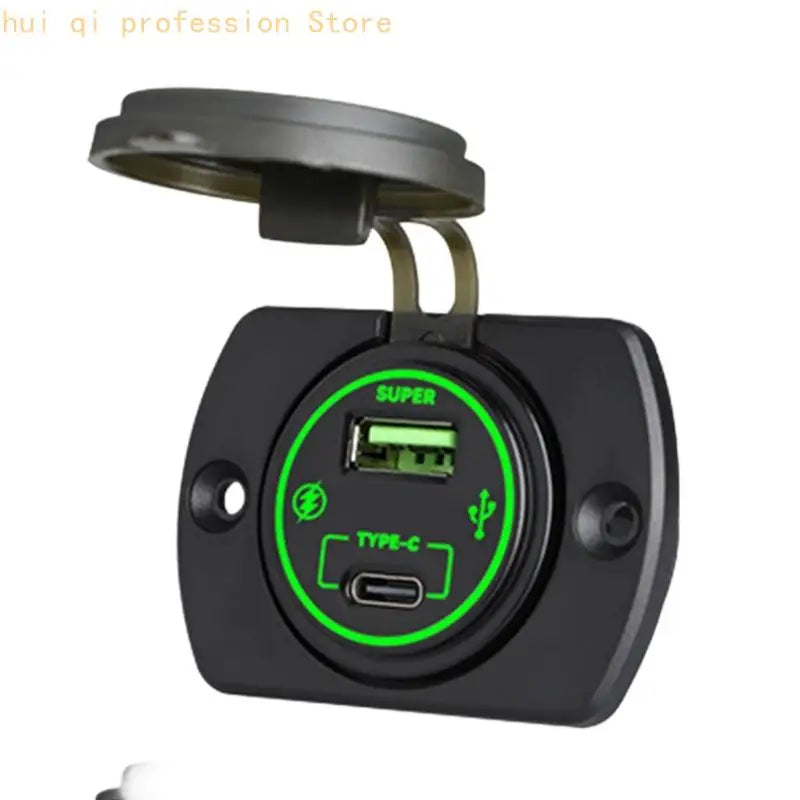 Fast Charging USB PD3.0 Car Chargers For Smartphones And Tablets With ABS Housing And Safety H8WE Quake H8WE3TT310238-N-GN CN