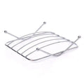 Stainless Steel Draining Soap Holder Creative Simple Punch Free Bathroom Wall Mounted Soap Dish Household Accessory Quake rectangle