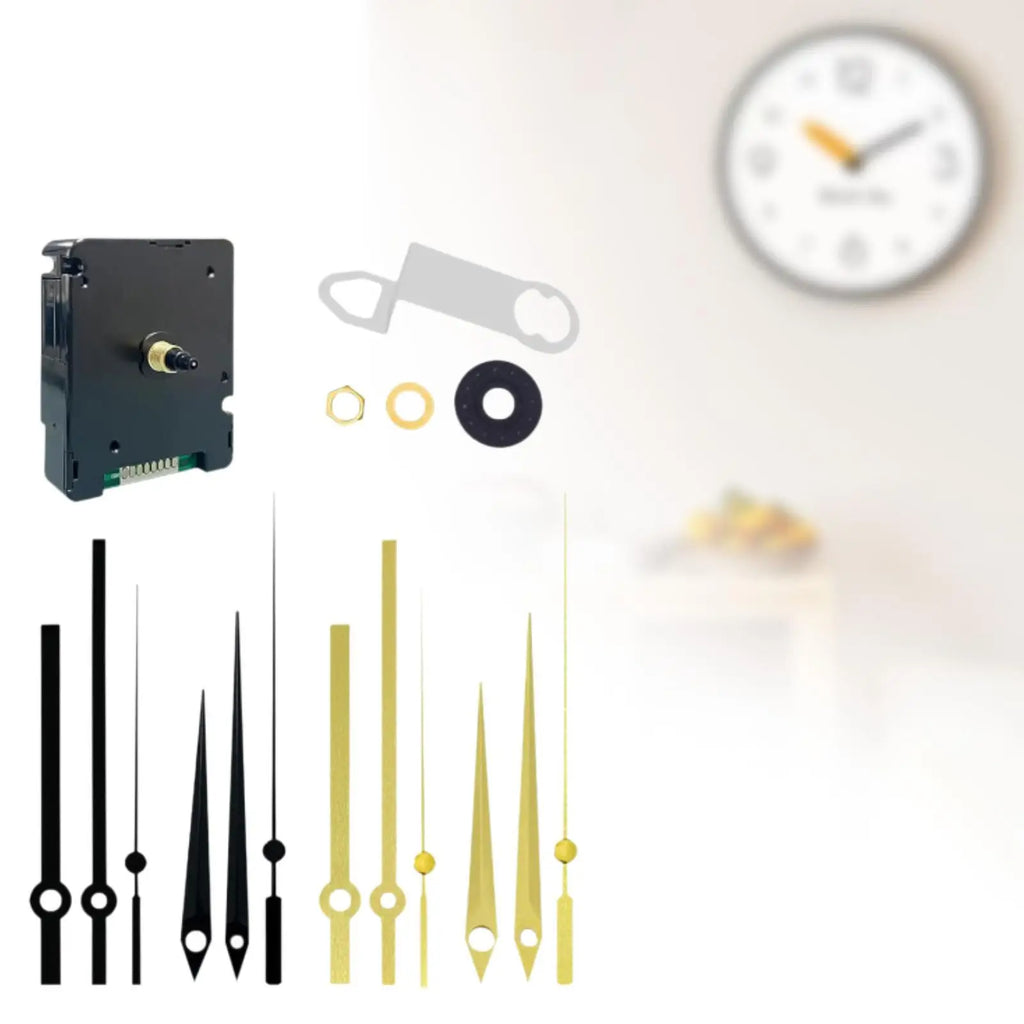 Clock Movement Sturdy Wall Clock Repair Parts Wall Clock Mechanism Motor Replacement Silent Mechanism Replacement for DIY Clocks Quake