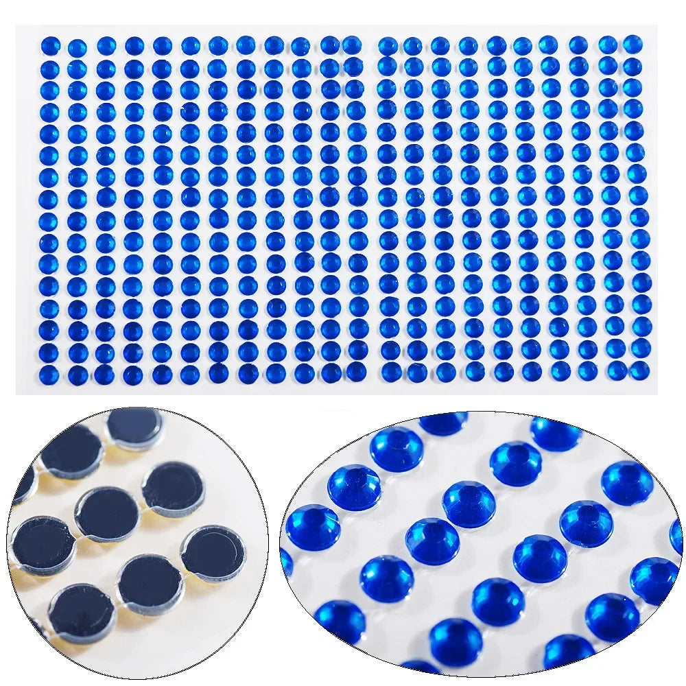 Rhinestone Face Jewels DIY Crystal Stickers – Festival & Party