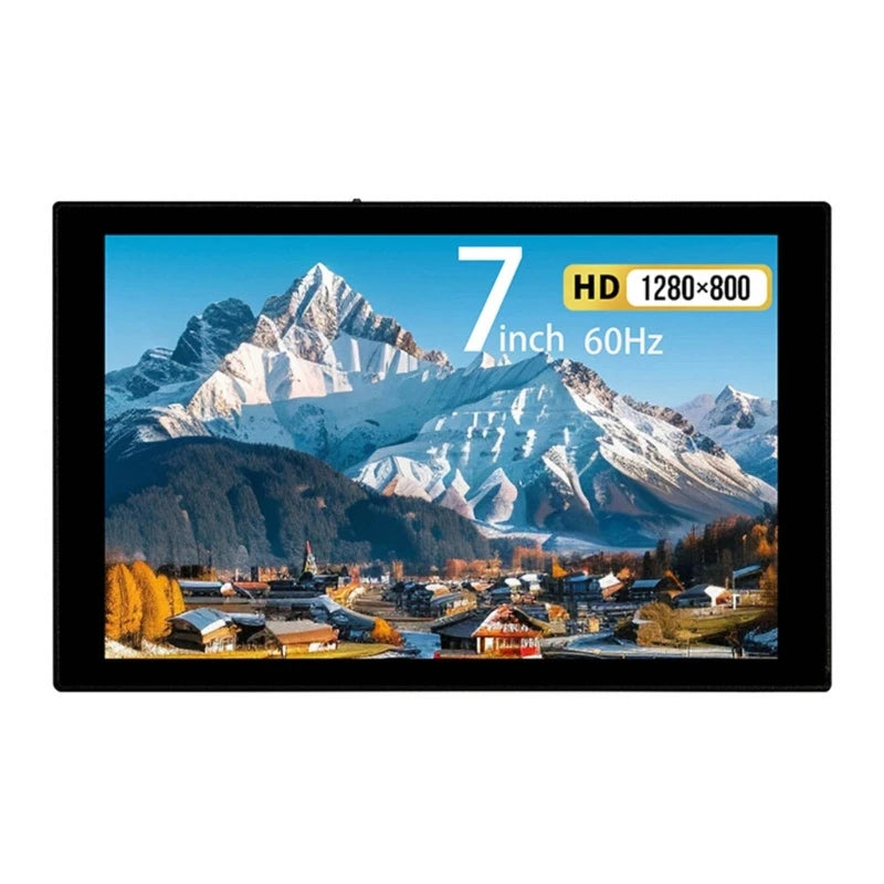 7inch 1280x800 USB C/HDTV Computer Screen Plugs and Play for Laptop Computer PC Case K1KF Quake