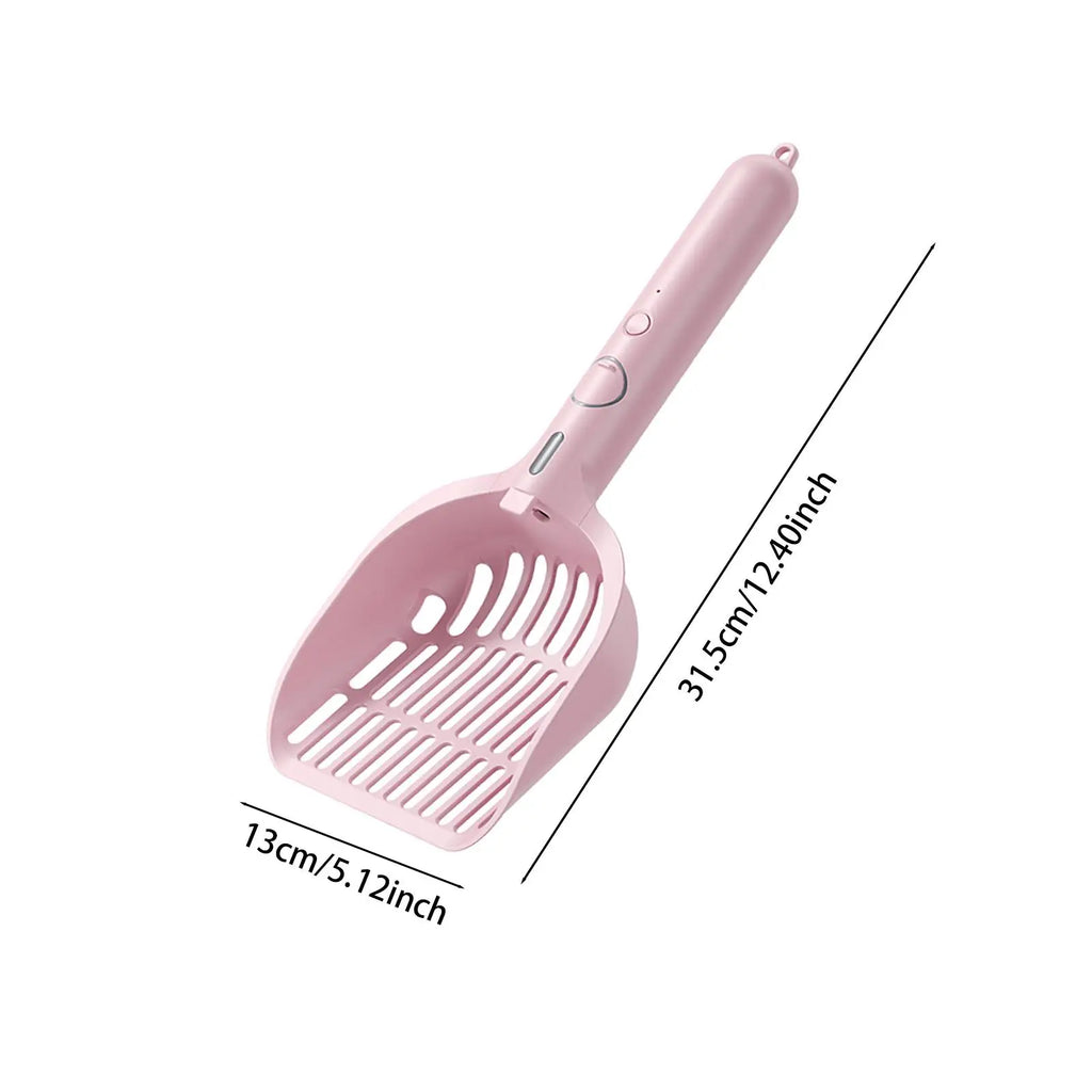 Cat Litter Scoop with Pet Cleaning Tools Adjustable Mode Kitten Waste Scoop Cleaning Tool Quake