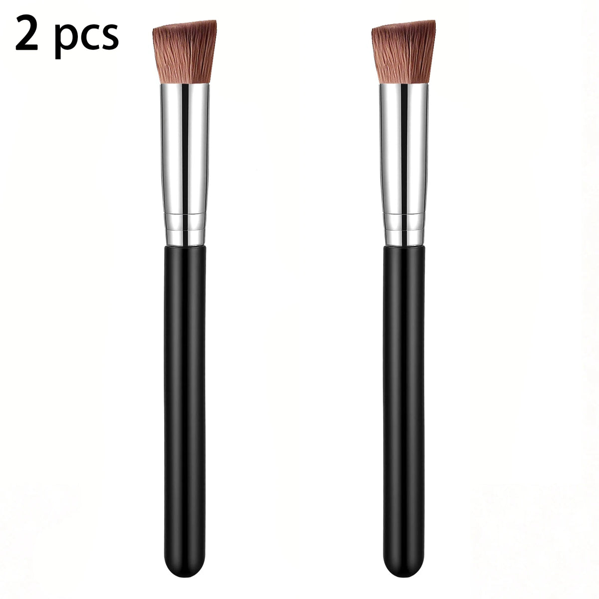 Makeup Brush Professional Concealer Brush, Triangle Brush Head, Soft Bristles Quake 2 pcs