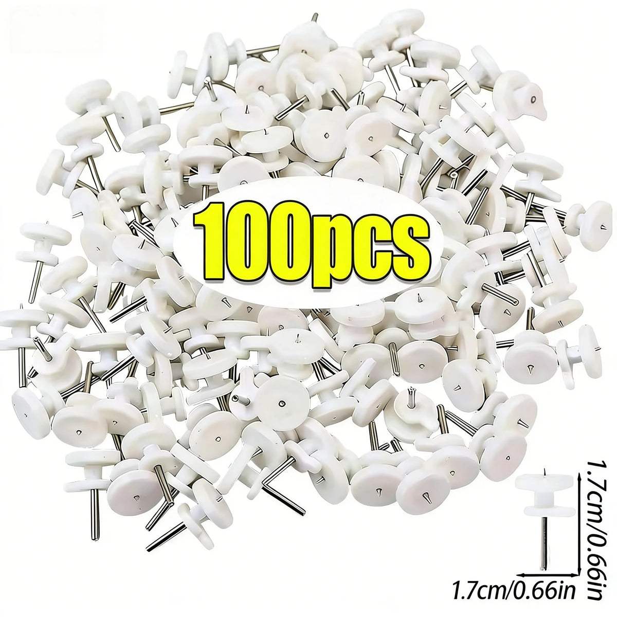 300/50PCS White Traceless Wall Nail Hooks Mini Invisible Nail Photo Clock Painting Picture Hangers Hooks Home Decor Accessories Quake 100PCS