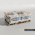 New Three-Dimensional Storage Bag Dustproof Large Capacity Clothes Organizer Transparent Waterproof Quilt Bag Household Quake Small