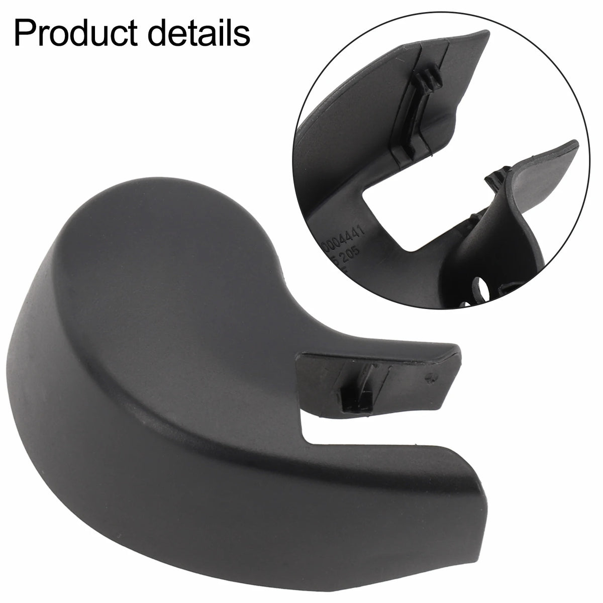 Black ABS Wiper Cover 8k9955205 Wiper Cover Direct Replacement Easy Installation High Universality High-quality Materials Quake