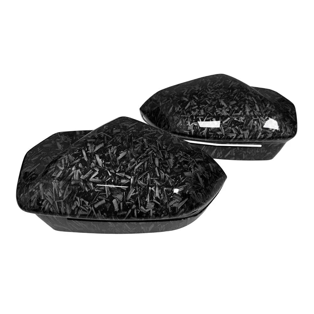 For LHD BMW 5 7 Series G60 G61 G68 G70 M5 G90 2023 2024 Car Sticker Rearview Side Mirror Cover Wing Cap Exterior Door Case Trim Quake