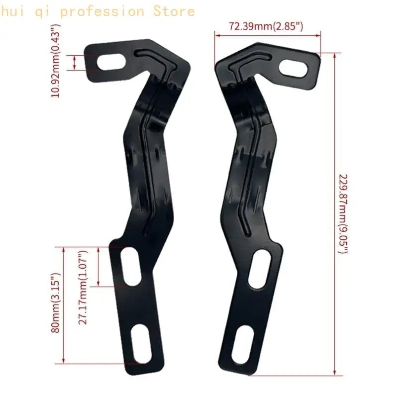 Ditch Hood Hinge LED Light Mounting Brackets For 2016-2021 Auxiliary LED WorkLight Bracket H8WE Quake