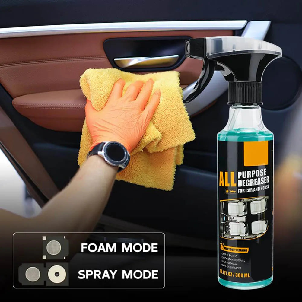 Purpose Car Degreaser Spray Lemon Scent Cleaner For Auto Interior Seats Sofas Home Furniture Grease Removal Cleaning Tool Quake
