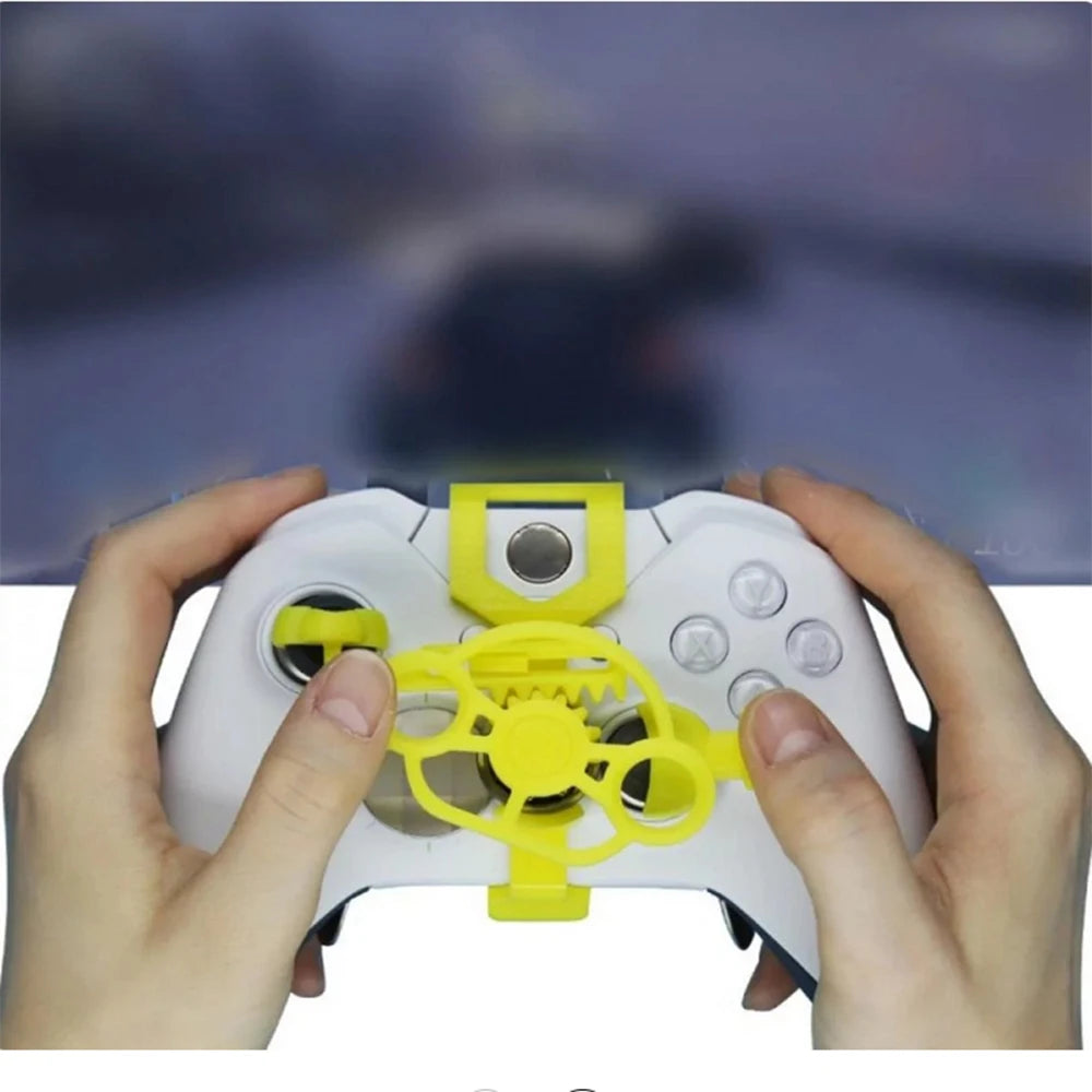 Gaming Racing Wheel Pubg Mobile Joystick 3D Mini Steering Wheel Case Add on for Xbox One X / Xbox One S / Elite Controll Quake