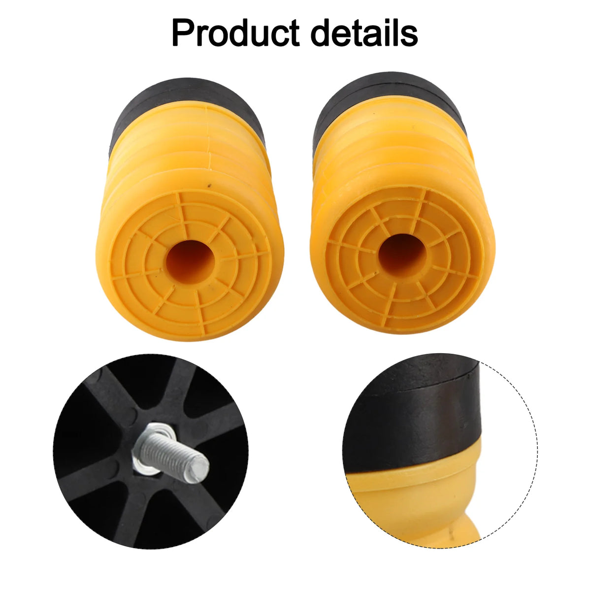 For Jumper Rear Air Helper Spring Kit Black High Universality Fitment Non-deformation Feature Practical Design Quake