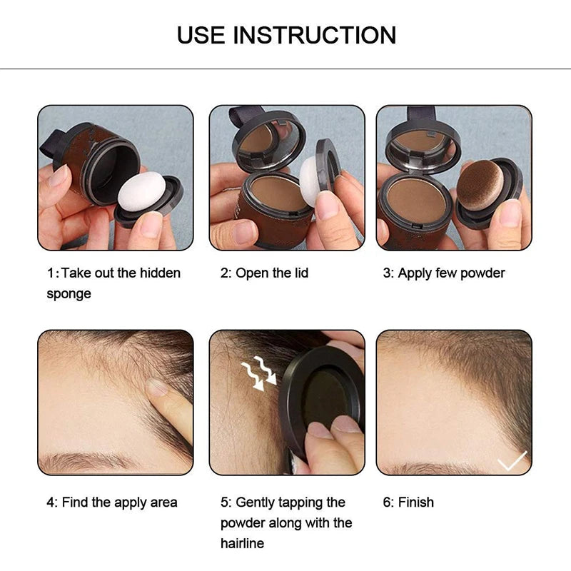 Hairline Powder Instantly Conceals Hair Root Touch Hair Powder for Thinning Hair for Women and Men,Hairline Shadow Powder Makeup Quake