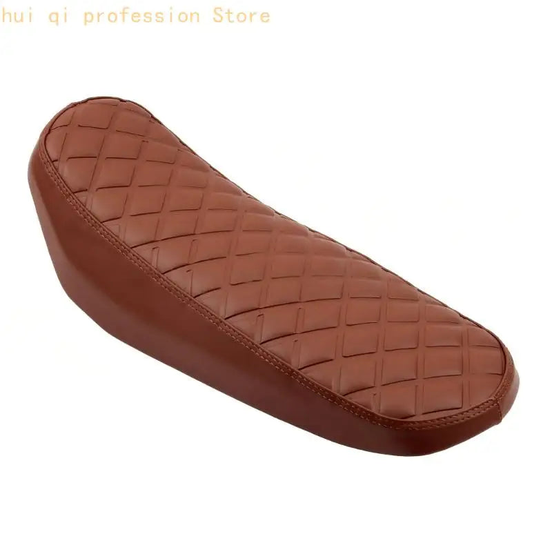 Quilted Motorcycle Replacement Cushion with Stitched for Custom Builds H8WE Quake Brown d iamond CN