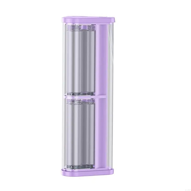 Detachable 6 Slot 21700 Battery Powerbanks With LCD Screen And Double USB Outputs For Fast Charging K1KF Quake for Purple CN