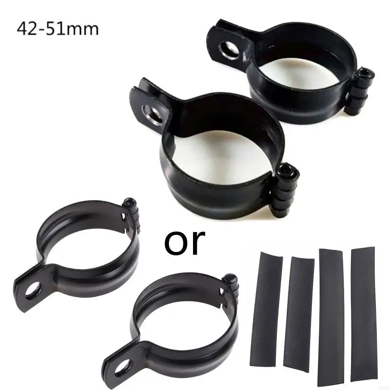 H8WE Motorcycle Light Mount Bracket Fork Clamp All Purpose Accessories Fit for Spotlight Turn Light Parts Quake H8WE7HH1502897-BK-2 China Mainland