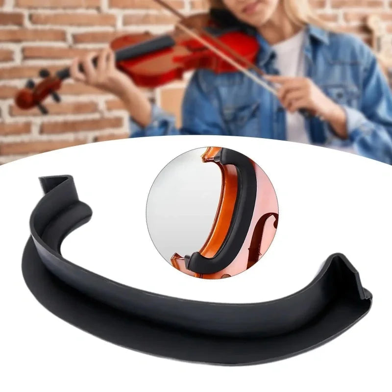 4/4Size Rubber Violin Protective Sleeve,Violin Waist C Clip Protector for Beginners,Easy to Install,Violin Replacement Accessory Quake