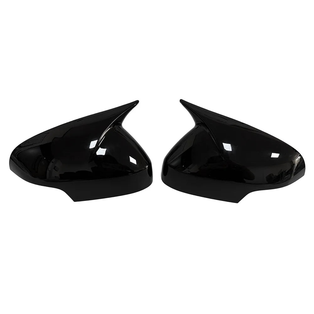 For VolVo C30 S40 S80 2009-2012 Car Sticker Rearview Side Mirror Cover Wing Cap Exterior Case Trim Accessories Vehicle Decor Quake Gloss Black