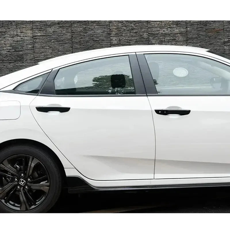 For Honda Civic 10th Gen 2016-2021 LHD RHD Car Sticker Exterior Door Handle Moulding Cover Trim w/Keyless Entry Auto Decoration Quake