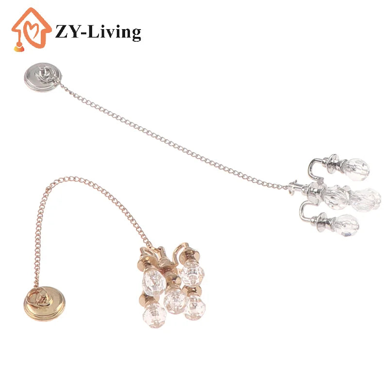 1/2PCS Dollhouse Chandelier 1:12 Scale Ceiling Light for Doll House Decoration Miniature Lamp Quake