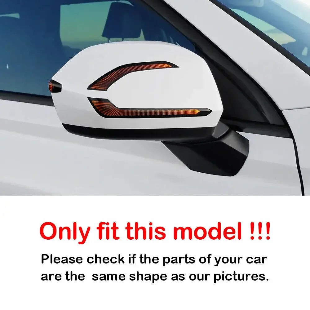 For Hyundai Palisade 2019-2025 Car Sticker Rearview Side Mirror Cover Wing Cap Exterior Door Rear View Case Trim Carbon Look Quake