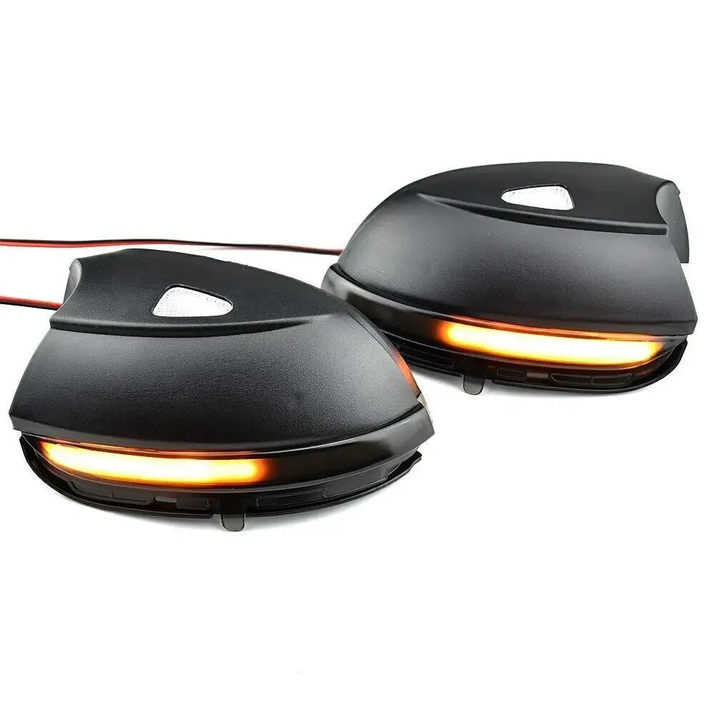 For VW Passat B7 CC Jetta MK6 Bettle A5 Scirocco Car Dynamic LED Turn Signal Light Side Mirror Sequential Parking Lamp Blinker Quake With Hole Type