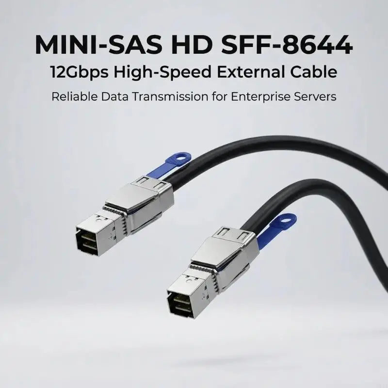 SFF-8644 To SFF-8644 Cable 12Gbps Fast Speed Servers External Connection Line For Servers Storage Device K1KF Quake