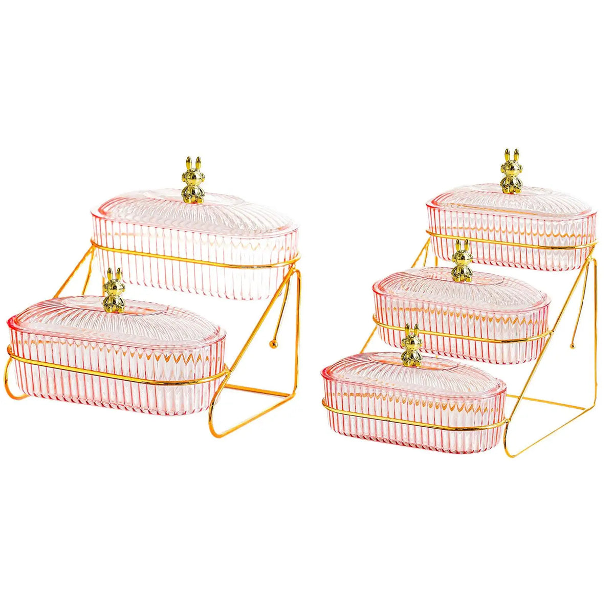 Iron Plastic Dried Fruit Plate Multipurpose Kitchen Serving Tray with Rack for Party Dessert Quake