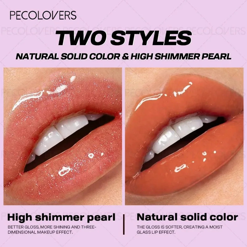 Moisturizing Lip Gloss with Shimmer, Nourishing Effect & Long-Lasting, Hydrating Liquid Lip Shine Oil, All Skin Types Compatible Quake