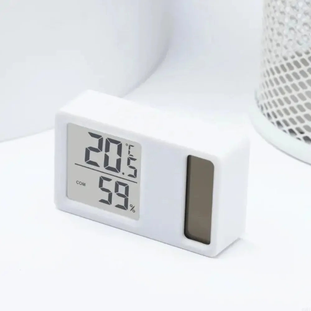 69HF Solar Powered Thermometers Mini High Accuracy Digital Temperature Humidity Measurement Meter Gauge Professional Quake